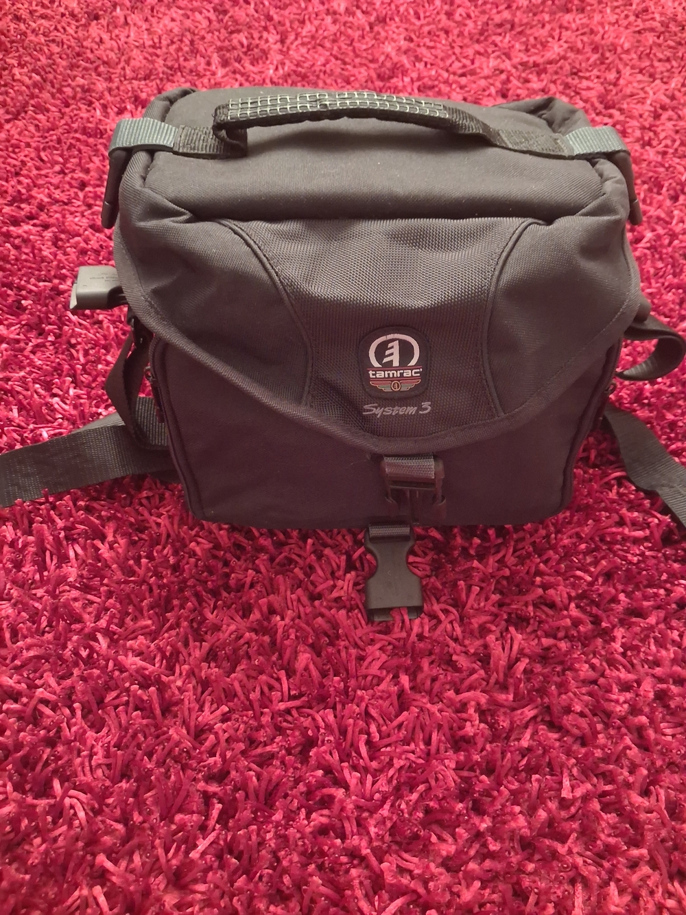 System 5 Black Camera Shoulder Bag